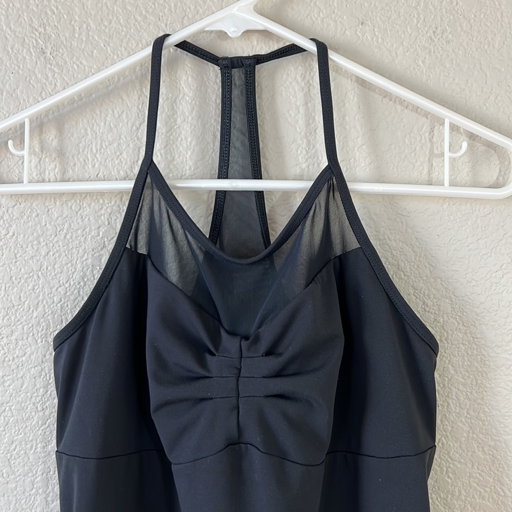 Fabletics Black Mesh Racerback Tank - Picture 3 of 16